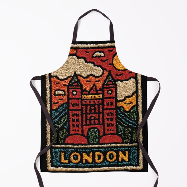 Item preview, London Fantasy Castle | Storybook Embroidered Folk Art designed and sold by TuncGK.