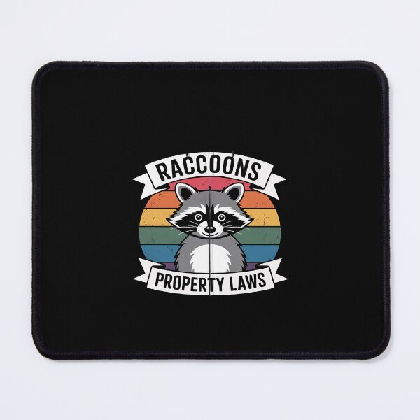 Item preview, Racoons Lover Vintage Raccoons Property Laws designed and sold by petrichorsworld.