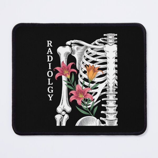 Item preview, Radiology Skeleton Floral Radiologist Rad Tech Technologist designed and sold by petrichorsworld.