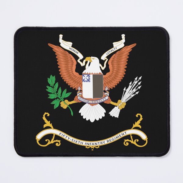 Item preview, Army - Regimental Colors - 56th Infantry Regiment - HONOR, LOYALTY X 300 designed and sold by Military Insignia Products.