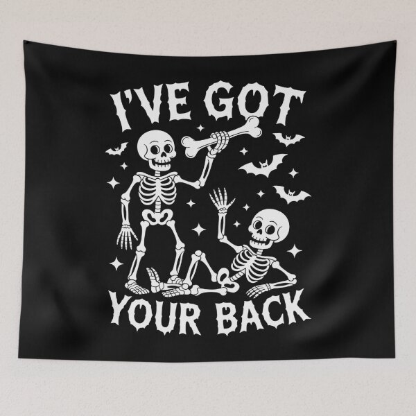 Item preview, Halloween Skeletons Ive Got Your Back designed and sold by Bandikonsalez.