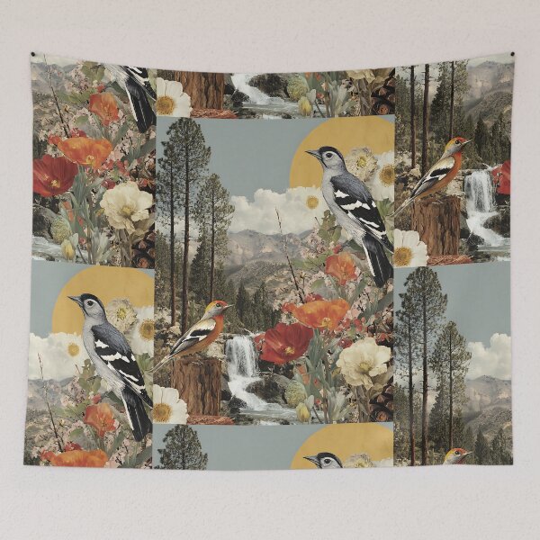 Item preview, Ethereal Nature Collage designed and sold by bapupa.