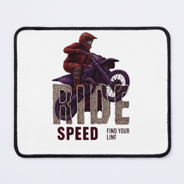 Item preview, Motocross Dirt Bike Shirt - RIDE SPEED Braaap - Retro Supercross Rider Gift designed and sold by SoulFlex.