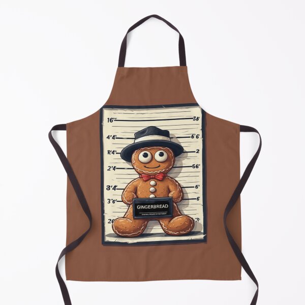 Item preview, Gingerbread Criminal Mugshot - Christmas 2025 designed and sold by SuperVenus.