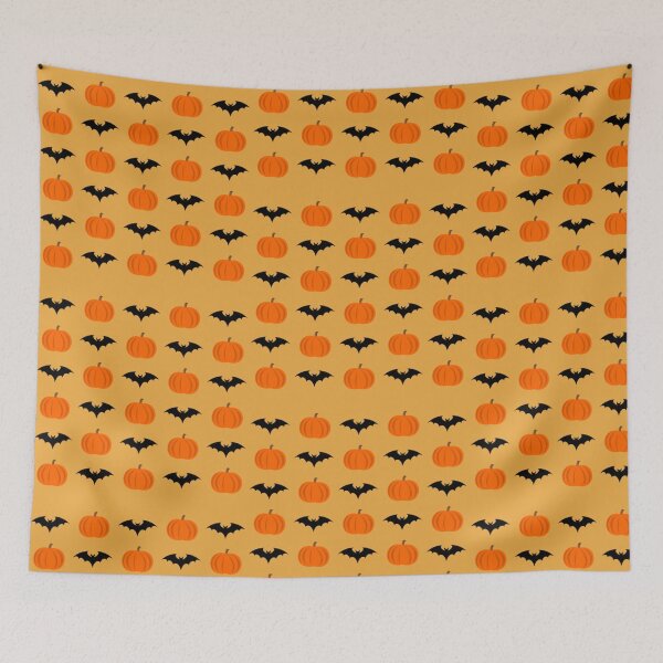 Item preview, Bat and pumpkin designed and sold by Ttalgisubak.