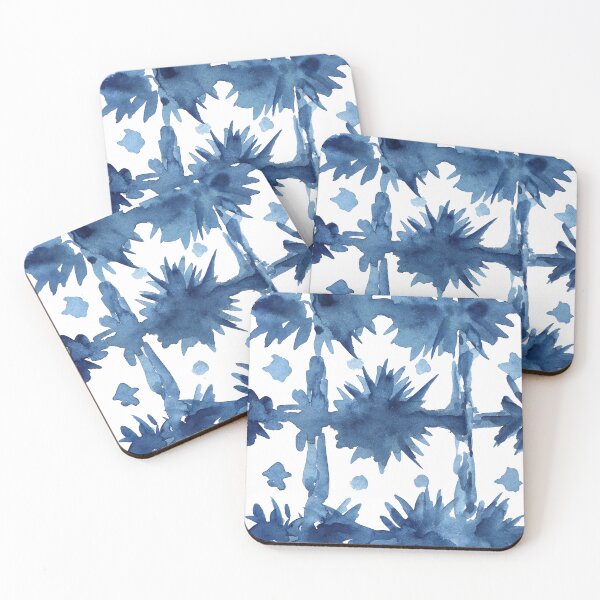 Item preview, Indigo Shibori Tie Dye Burst Pattern designed and sold by HoyaBouquetart.