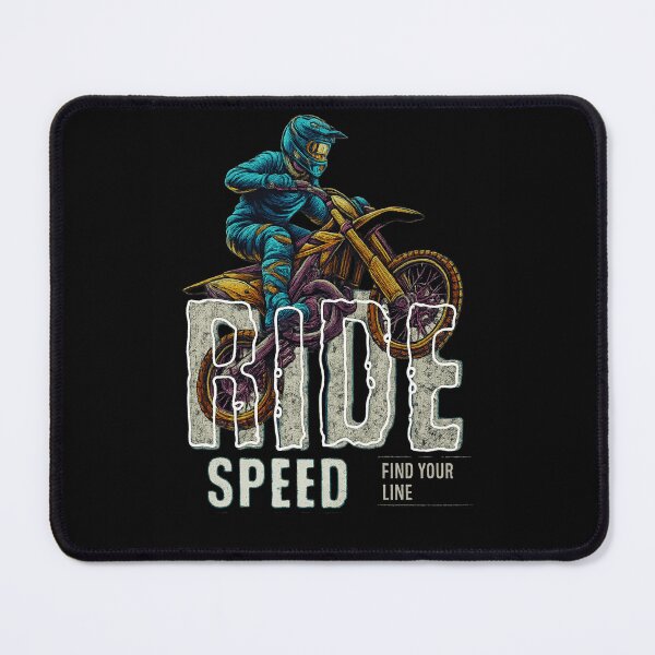 Item preview, Motocross Dirt Bike Shirt - RIDE SPEED Braaap - Retro Supercross Rider Gift designed and sold by SoulFlex.