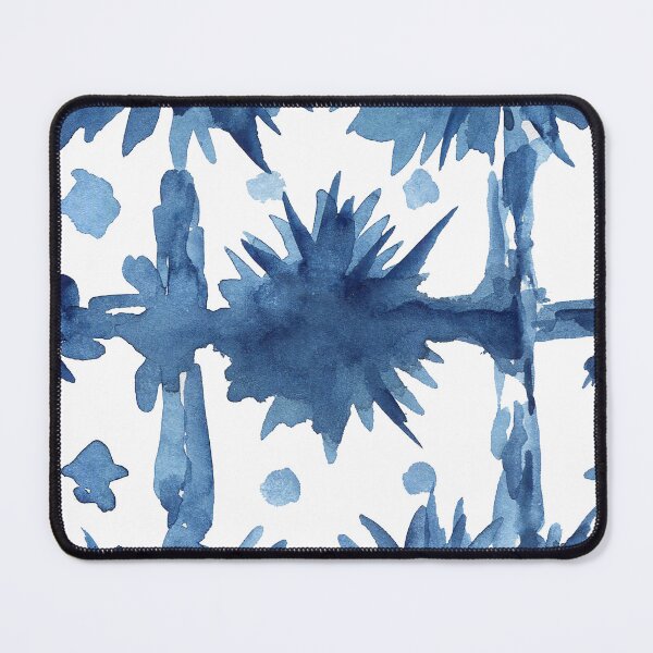Item preview, Indigo Shibori Tie Dye Burst Pattern designed and sold by HoyaBouquetart.