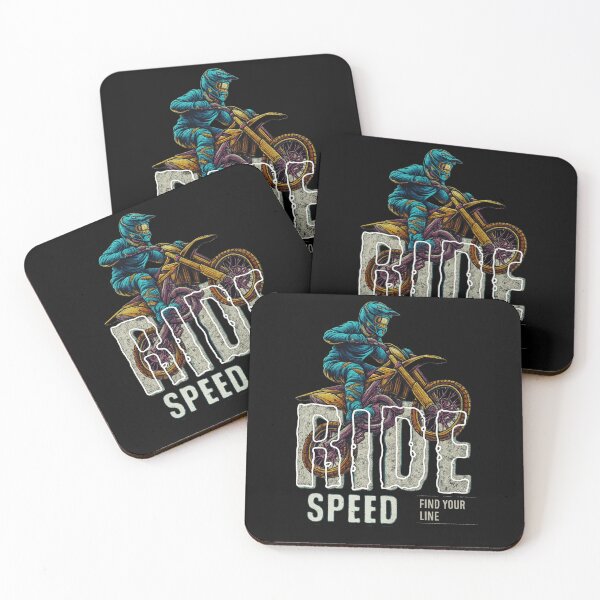 Item preview, Motocross Dirt Bike Shirt - RIDE SPEED Braaap - Retro Supercross Rider Gift designed and sold by SoulFlex.