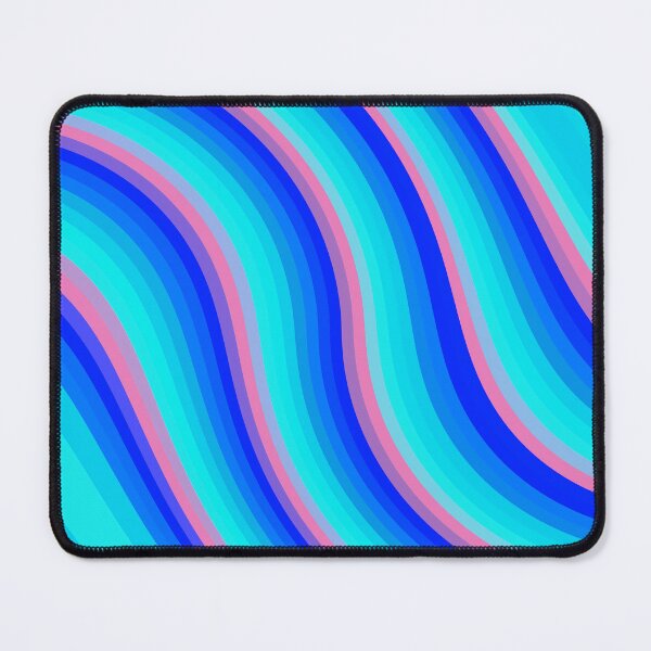 Item preview, Vibrant Blue and Pink Wavy Abstract Seamless Pattern designed and sold by UniqueDesign751.