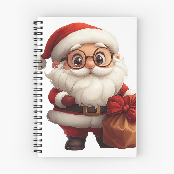 Item preview, Adorable Cute Cartoon Santa with a Big Gift, Vector Illustration of a Cute Cartoon Santa Character, Christmas Graphic Featuring Cute Cartoon Santa, Kawaii Christmas Clipart, Children's Holiday Graphic designed and sold by MamaDong.