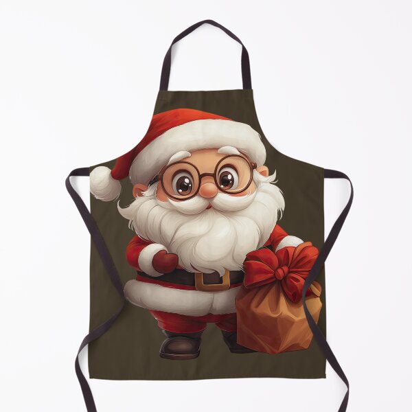 Item preview, Adorable Cute Cartoon Santa with a Big Gift, Vector Illustration of a Cute Cartoon Santa Character, Christmas Graphic Featuring Cute Cartoon Santa, Kawaii Christmas Clipart, Children's Holiday Graphic designed and sold by MamaDong.
