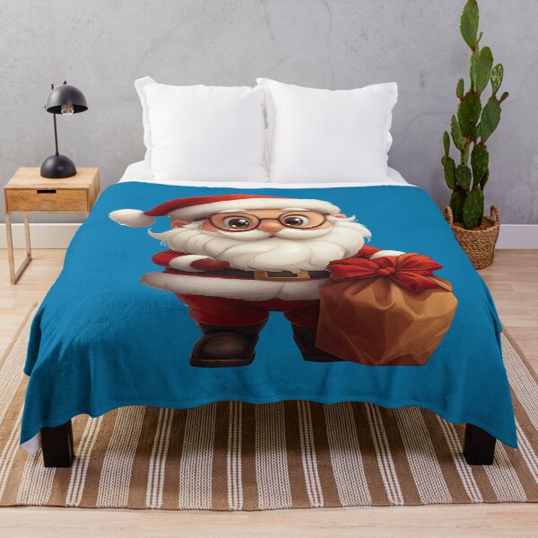 Item preview, Adorable Cute Cartoon Santa with a Big Gift, Vector Illustration of a Cute Cartoon Santa Character, Christmas Graphic Featuring Cute Cartoon Santa, Kawaii Christmas Clipart, Children's Holiday Graphic designed and sold by MamaDong.