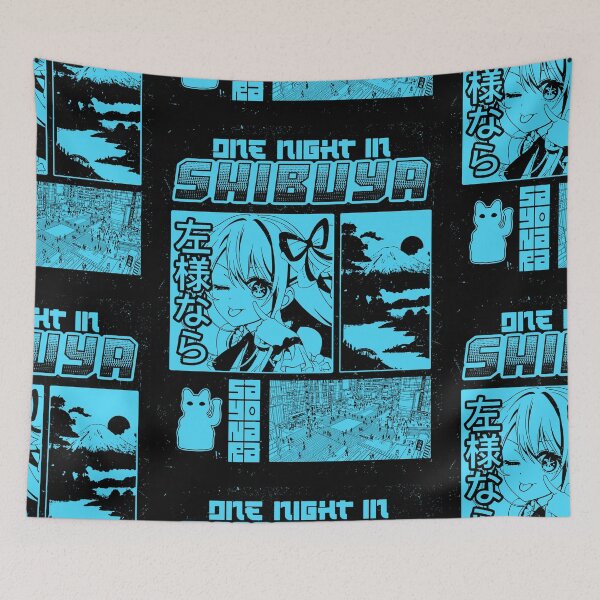 Item preview, one night in Shibuya - blue version designed and sold by Pintwich.