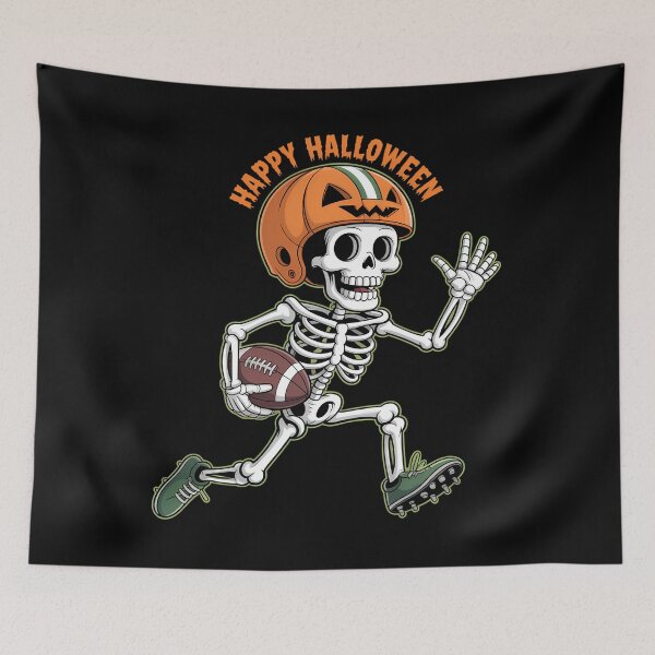 Item preview, Skeleton American Football Player Spooky Sports designed and sold by Bandikonsalez.