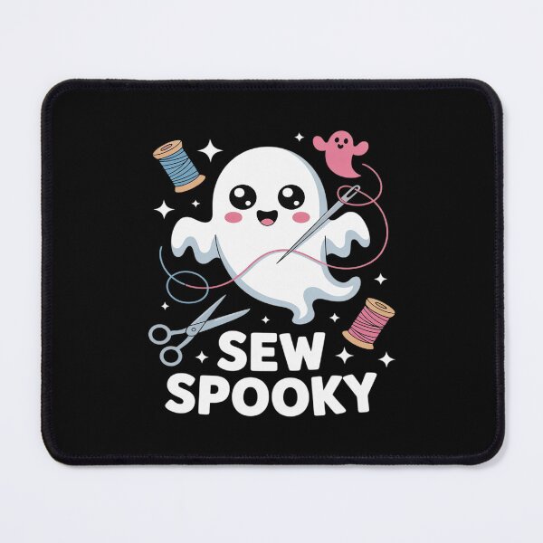 Item preview, Sew Spooky Cute Girly Ghost Sewing Halloween designed and sold by KingsLife1994.