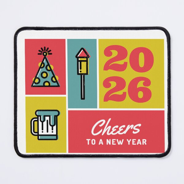 Item preview, Cheers to a New Year 2026, A unique design for T-shirt, For Adults and Teens designed and sold by RJRDesignStore1.