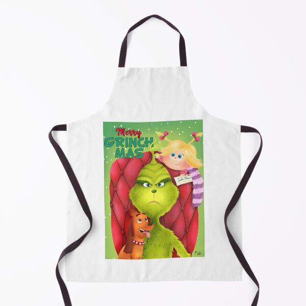 Item preview, Retro Christmas Mischief Cartoon Green designed and sold by ExcitingWright.