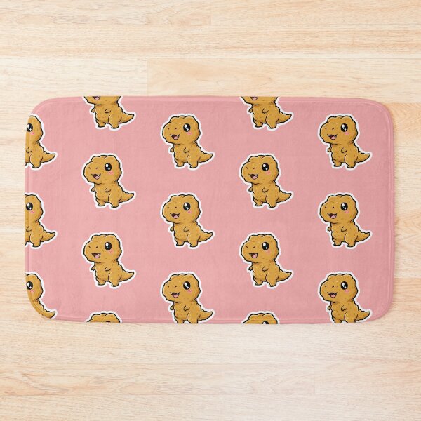 Item preview, Super Cute Kawaii Dinosaur Chicken Nugget T Rex Foodie Sticker Design designed and sold by bvdesignart.
