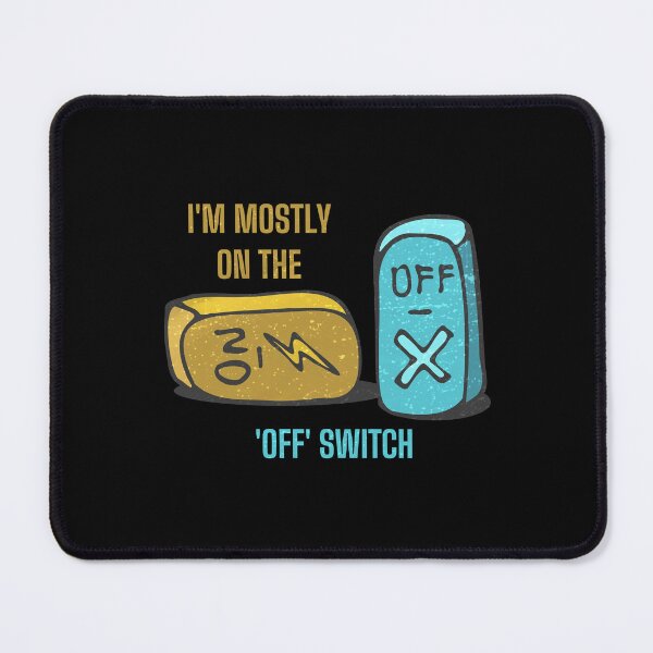 Item preview, Funny Lazy Mood "Off Switch" Illustration t-shirt designed and sold by tsbbstudio.