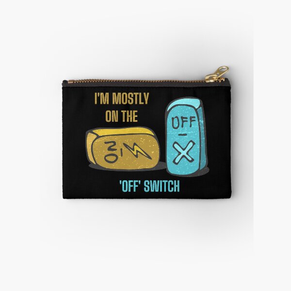 Artikelvorschau, Lustiges Lazy Mood "Off Switch" Illustration T-Shirt entworfen und verkauft von tsbbstudio.