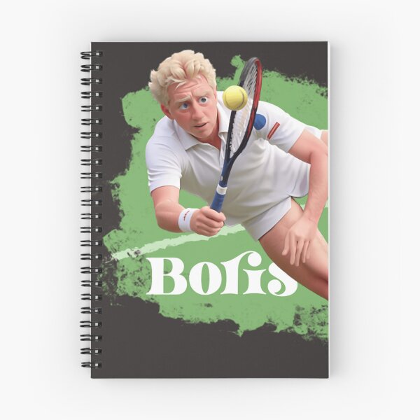 Artikelvorschau, Boris Becker Flying Tennis Shot für Männer und Frauen, Geschenk für Tennisfans entworfen und verkauft von LindaERiley.