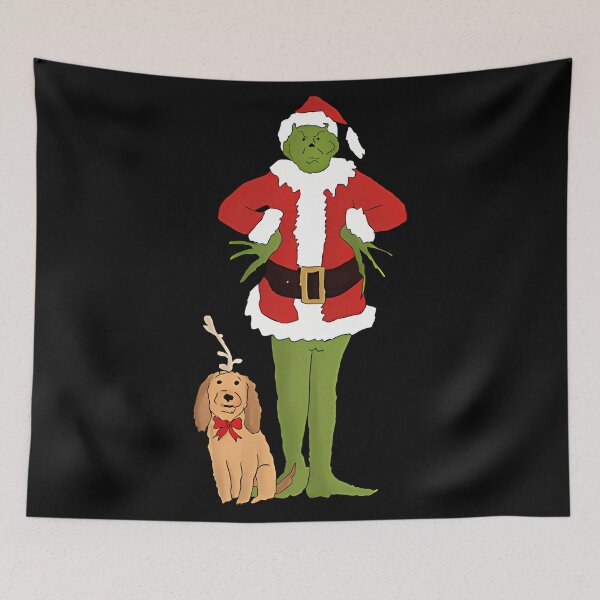 Item preview, Green Cartoon Christmas Mischief Retro designed and sold by ExcitingWright.