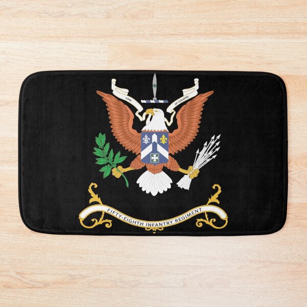 Item preview, Army - Regimental Colors - 58th Infantry Regiment - LOVE OF COUNTRY X 300 designed and sold by Military Insignia Products.