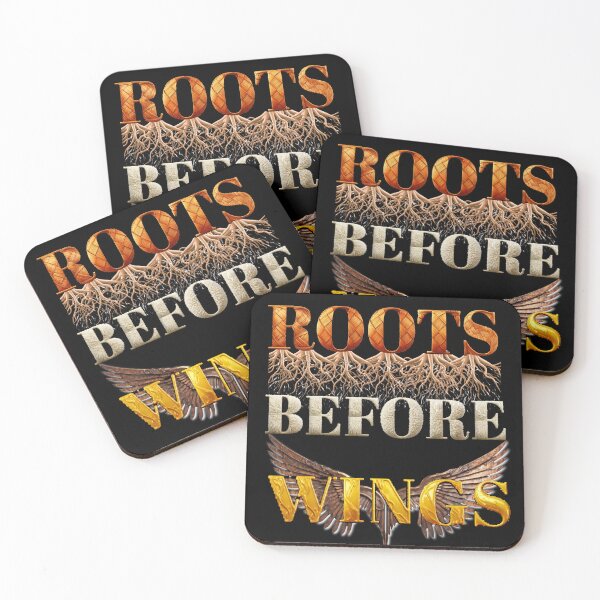 Item preview, Roots Before Wings | Inspiring Quote Design designed and sold by Vivalore.