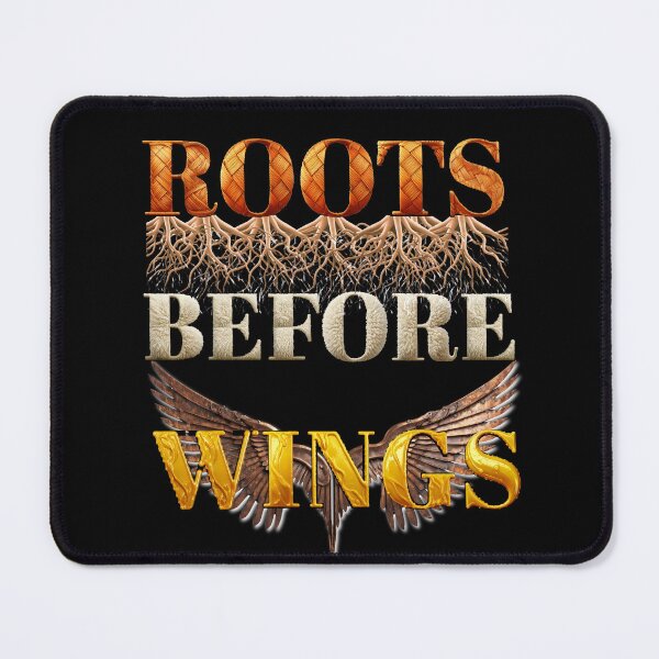 Item preview, Roots Before Wings | Inspiring Quote Design designed and sold by Vivalore.