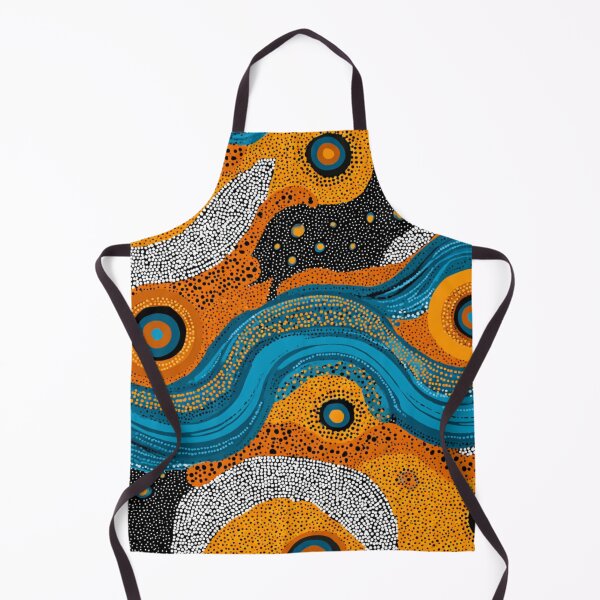 Item preview, Aboriginal Inspired Dot Art - River Bed designed and sold by GrinGalore.