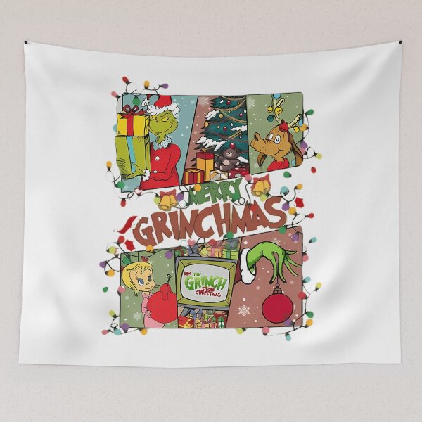 Item preview, Cartoon Christmas Green Mischief Retro designed and sold by ExcitingWright.