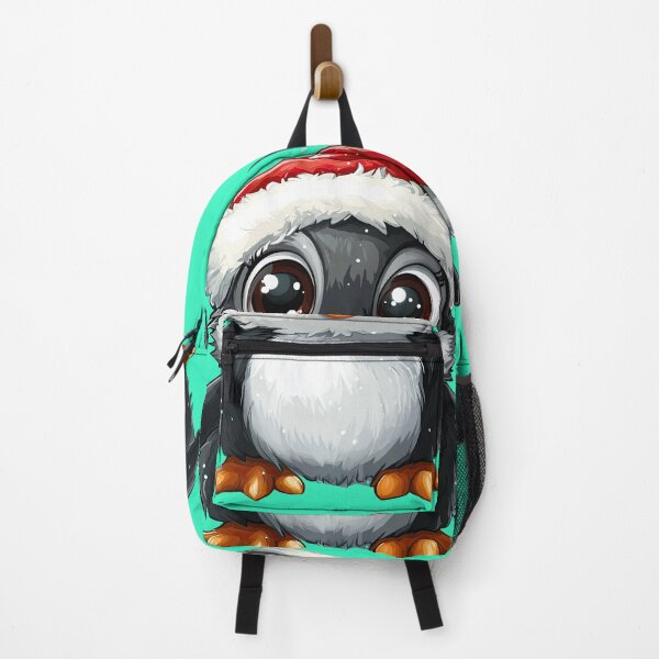 Item preview, Cute Christmas Penguin with Santa Hat Illustration – Adorable Christmas Penguin Cartoon Art – Festive Christmas Penguin Character for Holiday Design, Kawaii Penguin Design, Festive Cartoon Characters designed and sold by MamaDong.