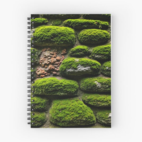 Item preview, Timeless Stone Wall with Moss & Lichen designed and sold by PawPrintedArt.
