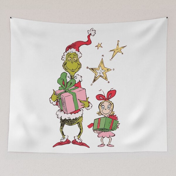 Item preview, Retro Green Christmas Mischief Cartoon designed and sold by ExcitingWright.