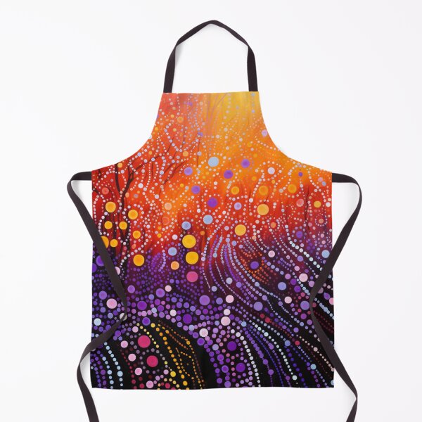 Item preview, Aboriginal Inspired Dot Art - Fire Storm designed and sold by GrinGalore.