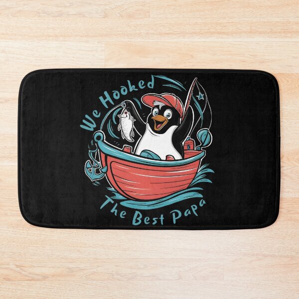 Item preview, We Hooked The Best Papa Fishing Penguin Celebration for Dad designed and sold by SkymarArt.