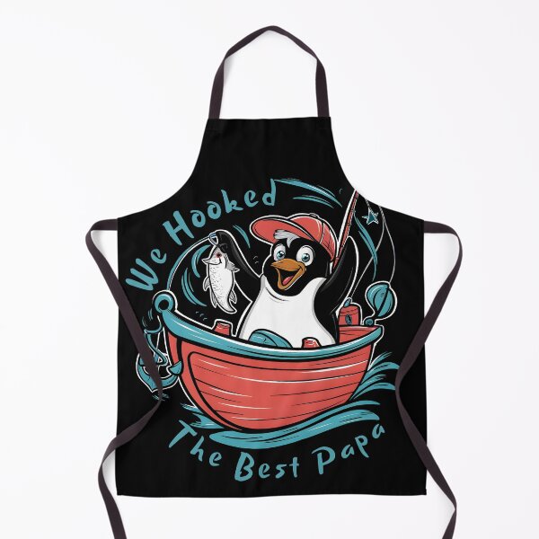 Item preview, We Hooked The Best Papa Fishing Penguin Celebration for Dad designed and sold by SkymarArt.