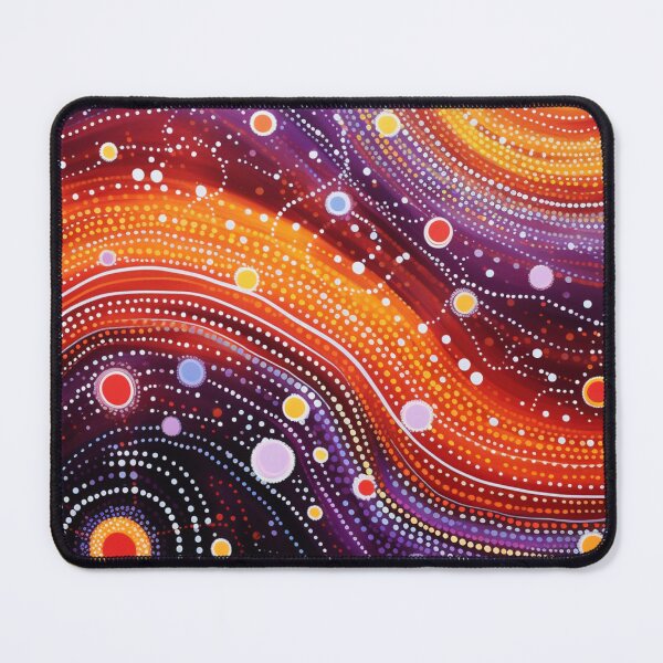 Item preview, Aboriginal Inspired Dot Art - Fire Flow designed and sold by GrinGalore.