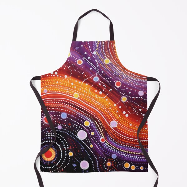 Item preview, Aboriginal Inspired Dot Art - Fire Flow designed and sold by GrinGalore.