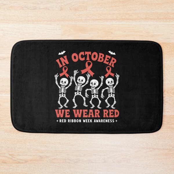 Item preview, In October We Wear Red Ribbon Week Awareness Halloween designed and sold by LilianChampl.