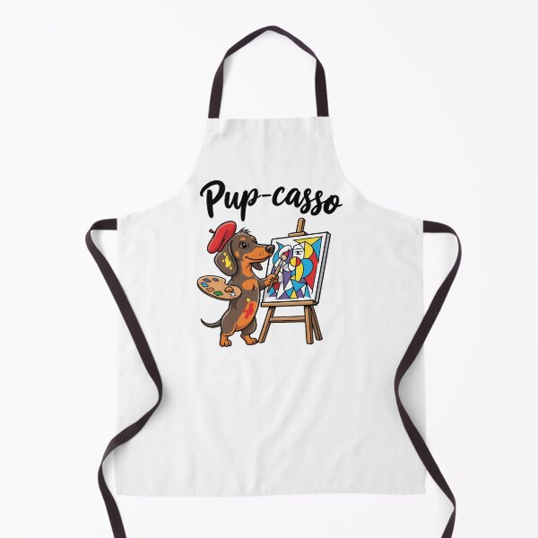Item preview, Dachshund Picasso Painting Cartoon designed and sold by Betsytiptoe.