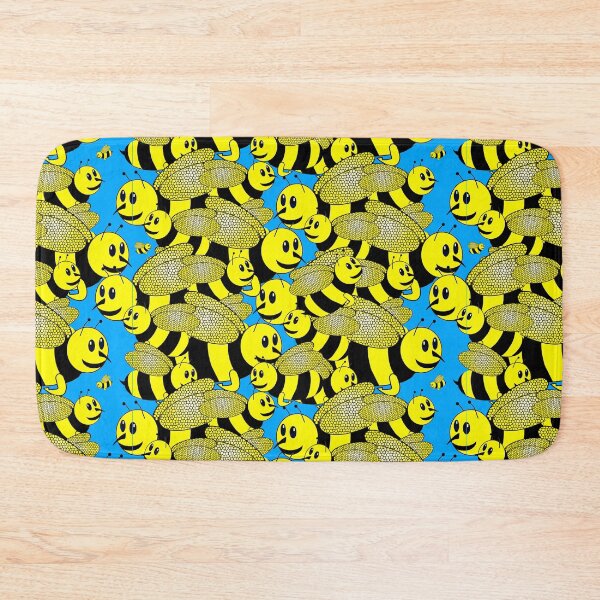 Item preview, Busy Bee on blue designed and sold by TerenceLacey.