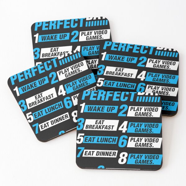 Item preview,  My Perfect Day Wake Up Play Video Games Cool Gamer Gifts For Men Boys Christmas Gift Idea designed and sold by Paigeoodwin.