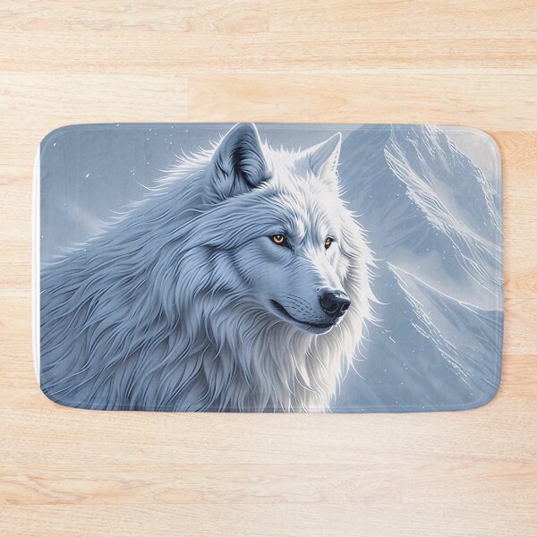 Item preview, White Wolf In The Mountains designed and sold by Mark Cannon.