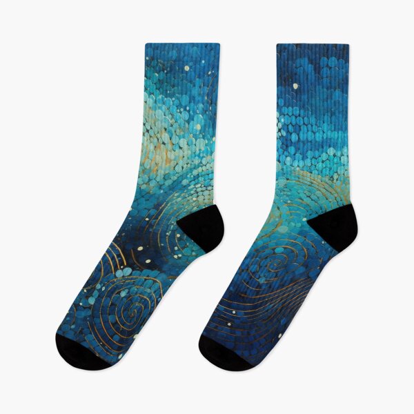 Item preview, Aboriginal Inspired Dot Art - With Swirls of Water designed and sold by GrinGalore.