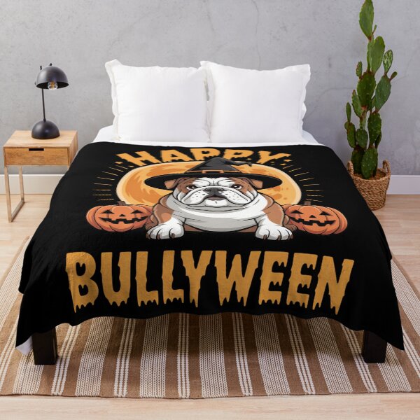 Item preview, Happy Bullyween English Bulldog Halloween designed and sold by ValerieRodrigue.