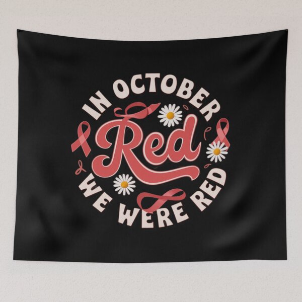 Item preview, In October We Wear Red Ribbon Week Awareness Drug-Free designed and sold by LilianChampl.