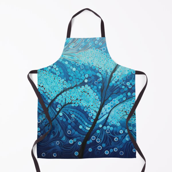Item preview, Aboriginal Inspired Dot Art - With Underwater Plants designed and sold by GrinGalore.