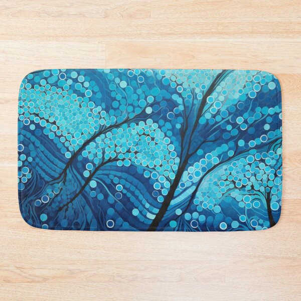 Item preview, Aboriginal Inspired Dot Art - With Underwater Plants designed and sold by GrinGalore.